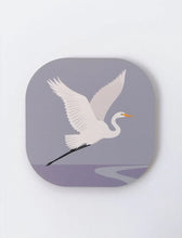 Load image into Gallery viewer, Hansby Wooden Coaster - White Heron