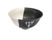 Load image into Gallery viewer, Jo Luping Design - Coastal Ti Kouka Dipped Black on White - 11cm Porcelain Bowl