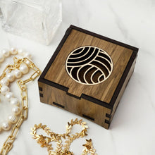 Load image into Gallery viewer, River Rimu - Semi Circle Trinket Box