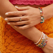 Load image into Gallery viewer, Joyful Colours Wrap Bracelet Silver Grey