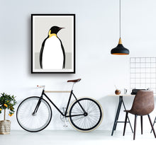 Load image into Gallery viewer, Hansby Design emperor penguin art print