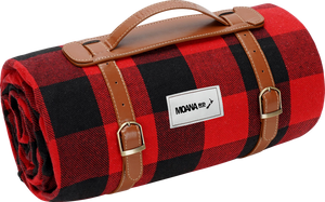 red/black check picnic blanket 