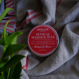 Scully's Bulgarian Rose Sensual Massage Wax 130gm