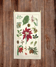 Load image into Gallery viewer, Cavallini &amp; Co – Botanica Christmas Tea Towel
