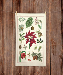 Cavallini & Co – Botanica Christmas Tea Towel