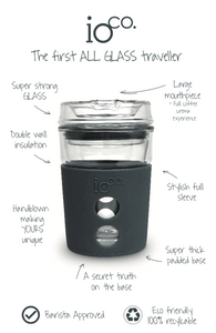 Eco Glass Coffee Travel Cup - Denim