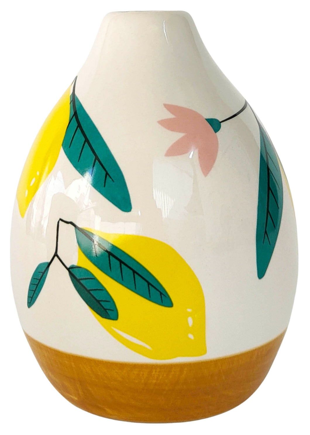 Evergreen Ceramic Vase Green, Yellow W