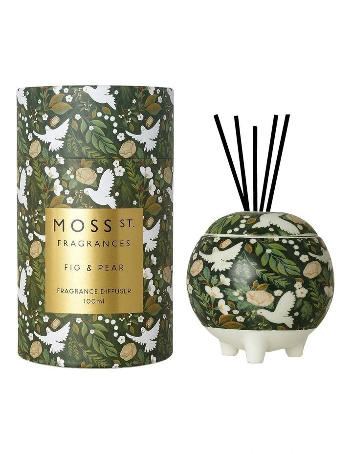 Moss St - Fig & Pear Mini Ceramic Diffuser 100ml