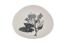 Load image into Gallery viewer, Jo Luping Design - Black Rangiora On White - 10cm Porcelain Bowl
