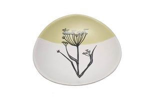 Jo Luping Design - Fennel Mustard Yellow Dipped - 10cm Porcelain Bowl