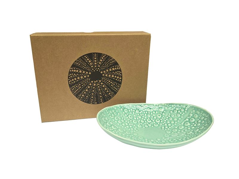Kina Porcelain Bowl 24cm - Aqua Kina Porcelain Bowl 24cm - Aqua