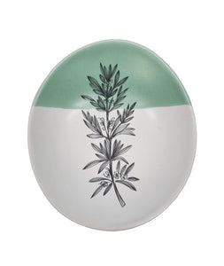 Jo Luping Design - Rosemary Green Dipped - 10cm Porcelain Bowl
