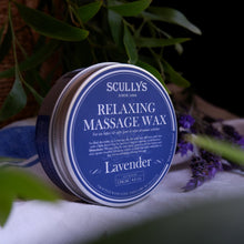 Load image into Gallery viewer, Scully&#39;s Lavender Relaxing Massage Wax 130gm
