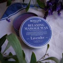 Load image into Gallery viewer, Scully&#39;s Lavender Relaxing Massage Wax 130gm
