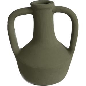 Levana Vase Two Handles Sage