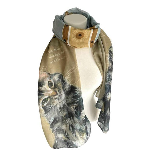 Menu - Scarf cat