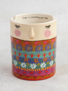 Painter's Cup Folk Lady