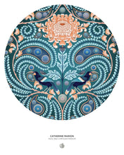 Load image into Gallery viewer, Pomegranate – Huia &amp; Chrysanthemum Circular 500 Pce Puzzle
