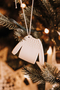 Räder – Jumper – Christmas Porcelain Hanging Decoration