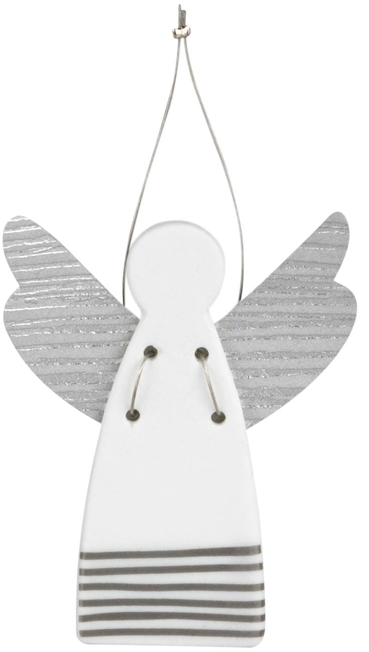Räder - Silver Stripes Mini Guardian Angel - Christmas Decoration