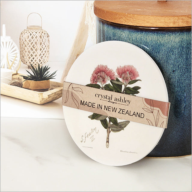 Sarah Featon Coaster – Pohutukawa