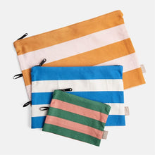 Load image into Gallery viewer, Stripe Set of 3 - Travel Pouches
