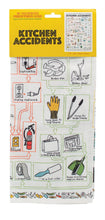 Load image into Gallery viewer, The Unemployed Philosophers Guild – Kitchen Accidents Tea Towel
