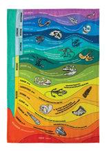 Load image into Gallery viewer, The Unemployed Philosophers Guild - Geologic Time - Tea Towel
