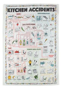 The Unemployed Philosophers Guild – Kitchen Accidents Tea Towel