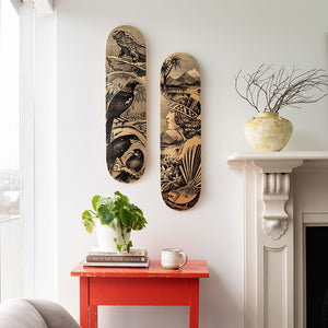 Tuatara Stamp Skateboard Deck