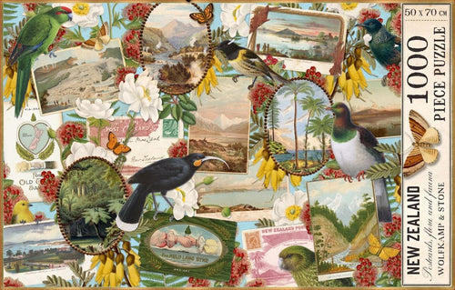 Wolfkamp & Stone – Birds & Postcard 1000 Pce Puzzle