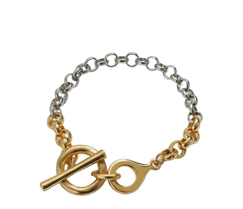 Zinc Alloy Link Chain Bracelet