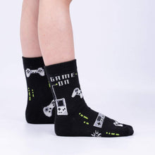 Load image into Gallery viewer, Game On  Kids Crew Socks Pack of 3
