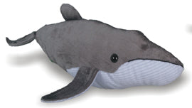 Humpback whale plush toy