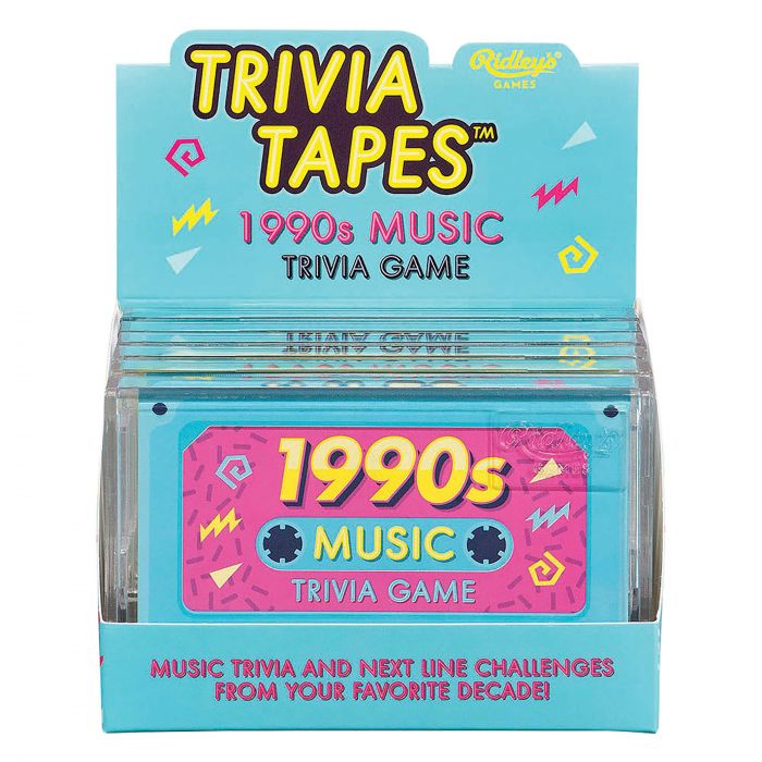 1990s Music Trivia Game Tape