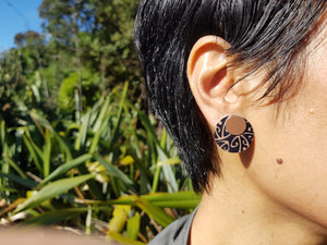 Jill Main Koru Double Stud Earrings