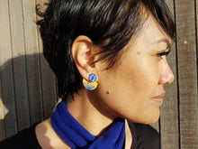 Load image into Gallery viewer, Jill Main Pōhutukawa Double Stud Earrings
