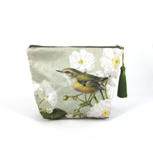 Load image into Gallery viewer, Birds &amp; Botanicals Rifleman Cosmetic Bag
