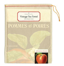 Load image into Gallery viewer, Cavallini &amp; Co – Apples &amp; Pears – Tea Towel
