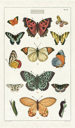 Cavallini & Co. butterflies tea towel