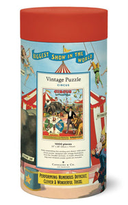 Cavallini & Co – Circus 1000 Piece  Vintage Puzzle