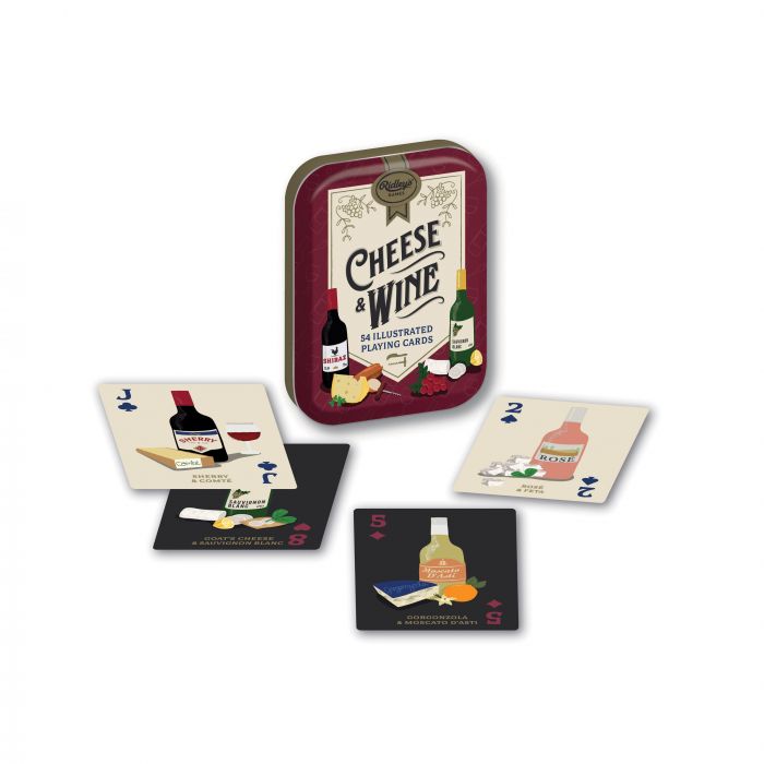 Cheese & Wine Playing Cards