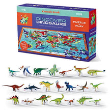 Load image into Gallery viewer, Croc Creek 100pc Discover Puzzle Dinosaurs
