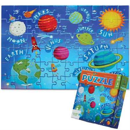 Croc Creek Foil Puzzle Outer Space 60pc