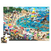 Load image into Gallery viewer, Crocodile Creek Day at the Beach 48 Piece Puzzle
