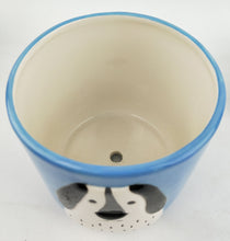 Load image into Gallery viewer, Cute Dog Planter Light Blue Medium (13cm)
