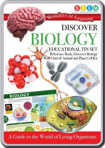 Discover biology educational tin set