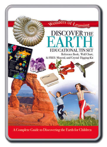 Discover Earth educational tin set