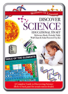 Discover science educational tin set