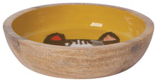 Load image into Gallery viewer, Danica Studio - Meow Meow - Mango Wood Shallow Bowl
